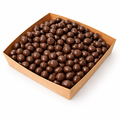 Grano de café cubierto con chocolate