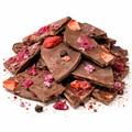 Chocolate con frutas liofilizadas