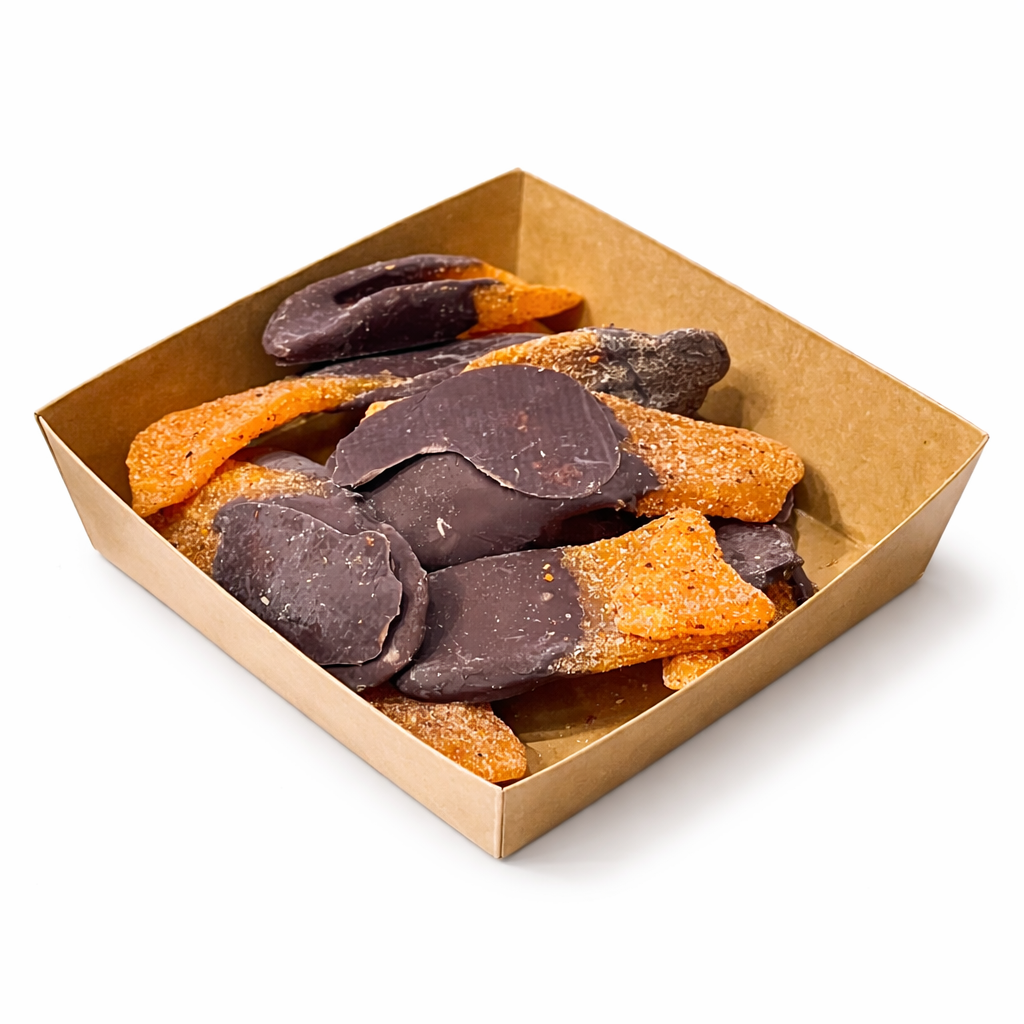 Mango Enchilado Cubierto con Chocolate
